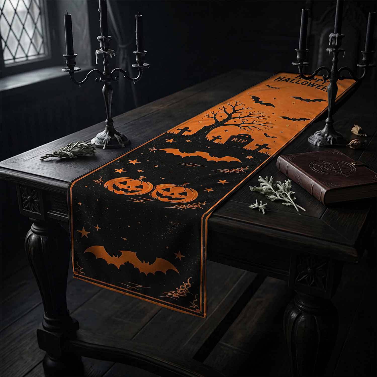 Happy Halloween Table Runner