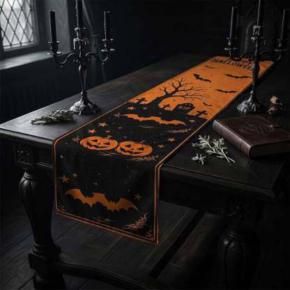 Happy Halloween Table Runner