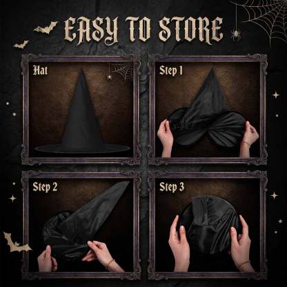 Bats Halloween Witch Hat