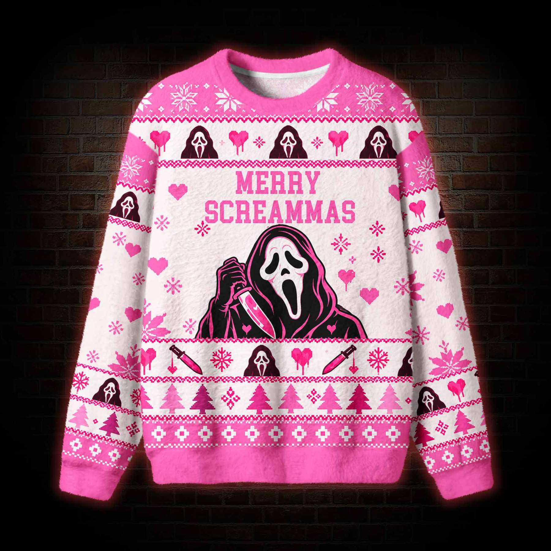 Merry Screammas Ugly Sweatshirts