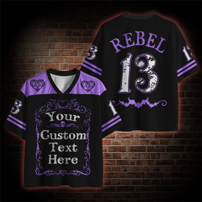 Personalized Your Custom Text Here Mesh Jersey