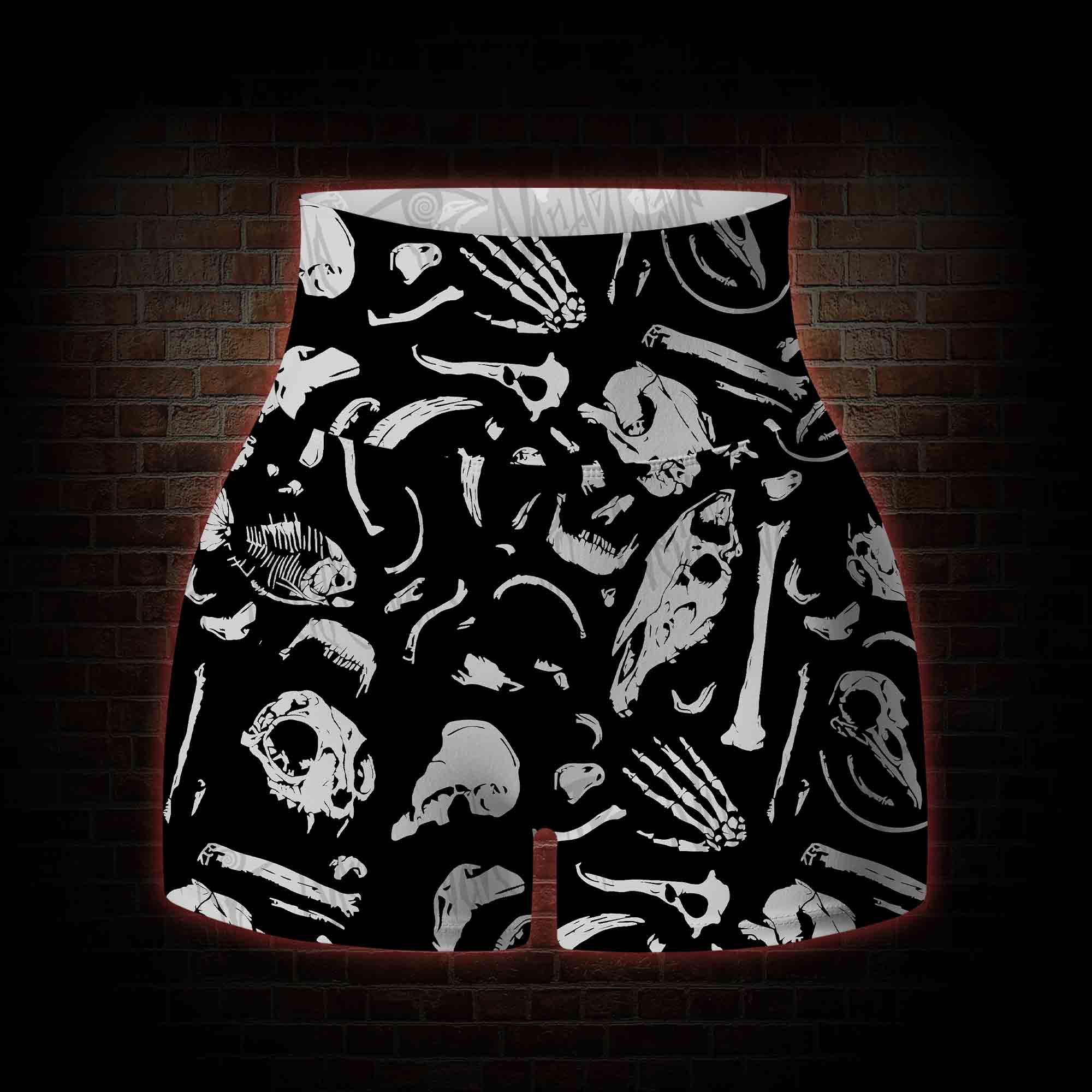 Dinosaur Fossils Yoga Shorts