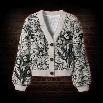 Memento Mori Women's Cardigan Sweater