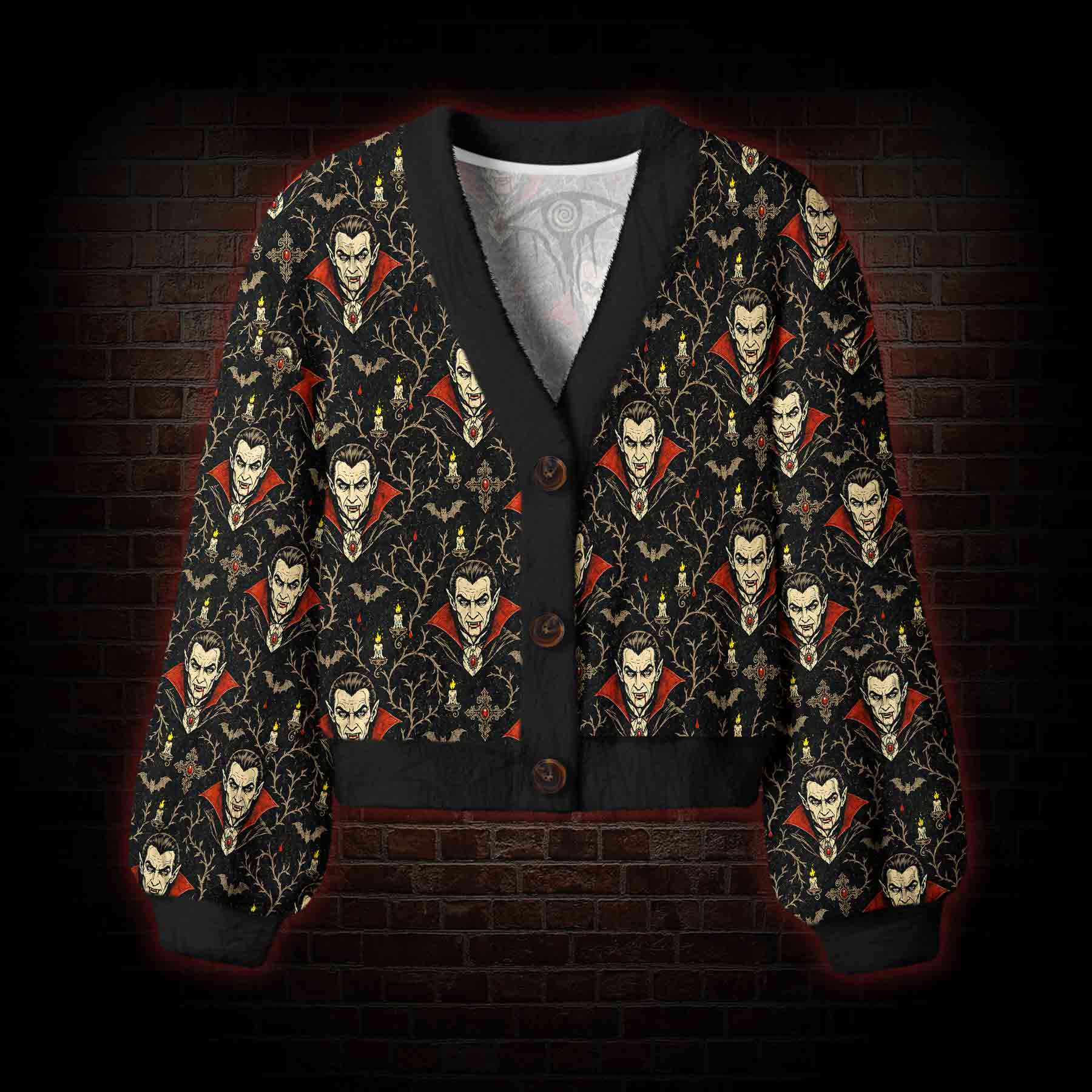 Vampire Lord Women's Cardigan Sweater