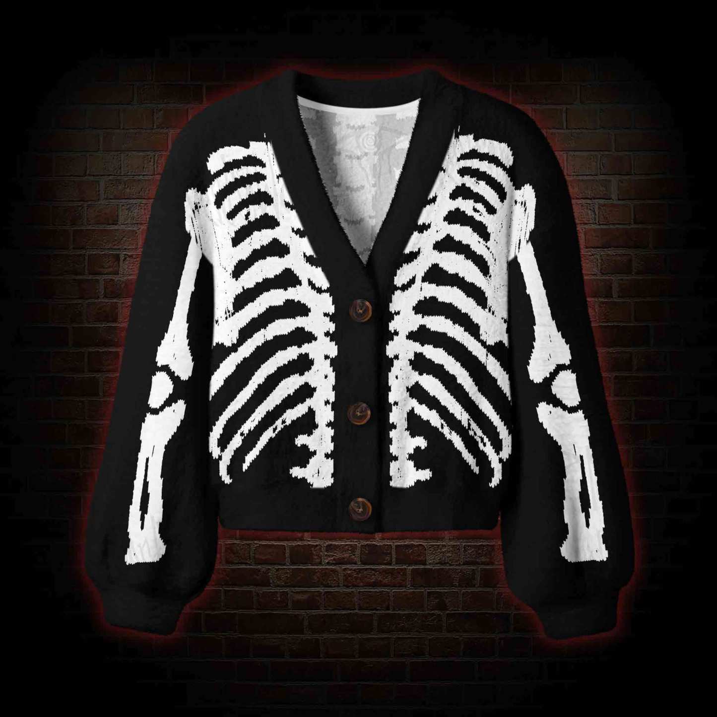 Exoskeleton Women's Cardigan Sweater