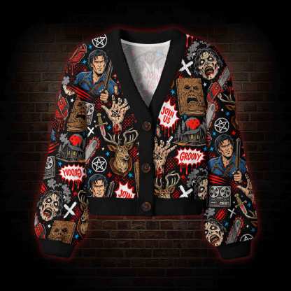 Groovy Dead Women's Cardigan Sweater