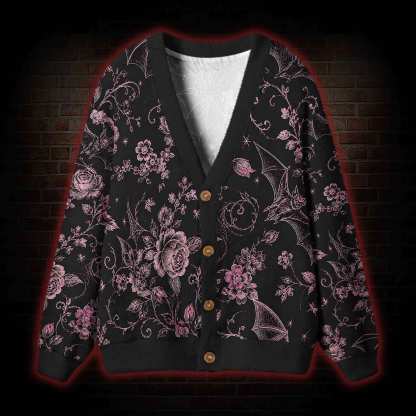 Bat Blossom Cardigan Sweater