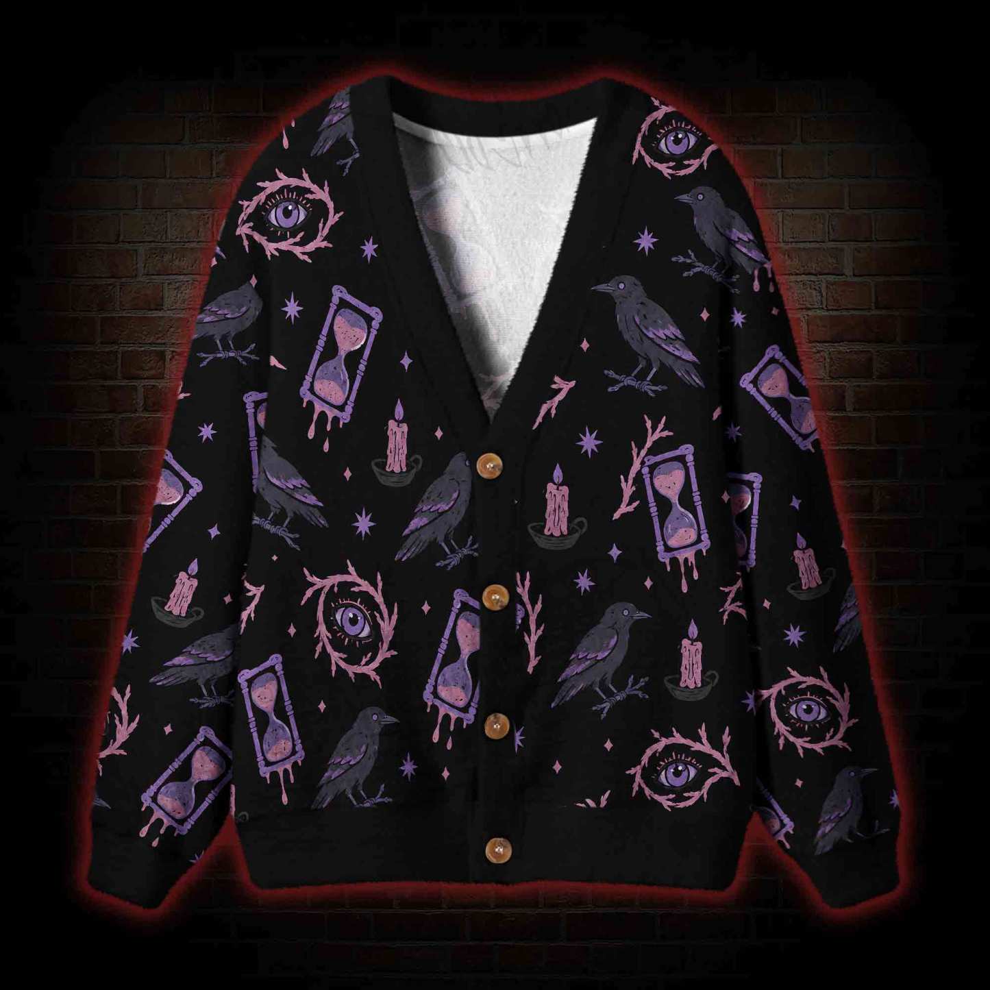 Raven Hour Cardigan Sweater
