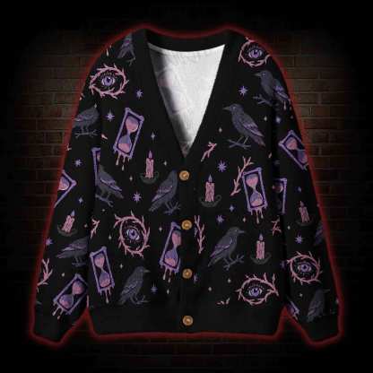 Raven Hour Cardigan Sweater