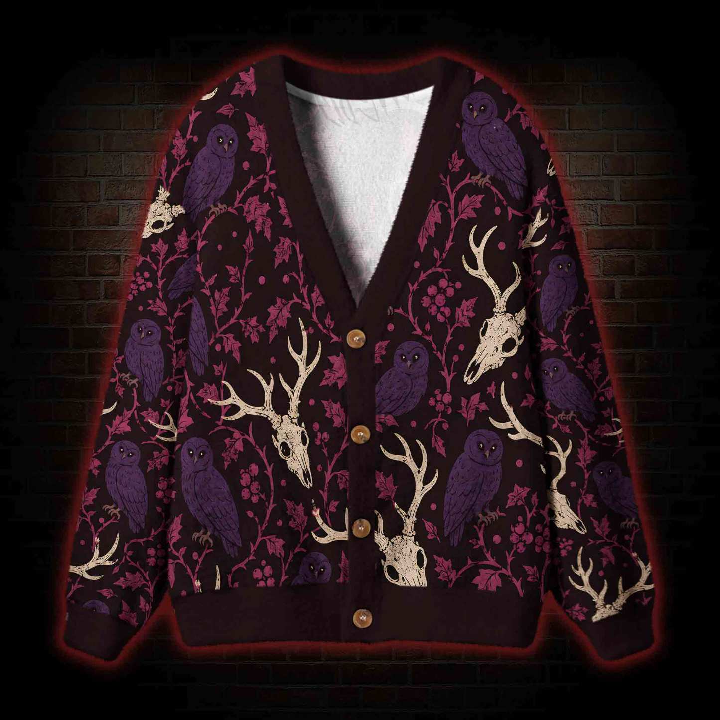 Violet Owl Grove Cardigan Sweater