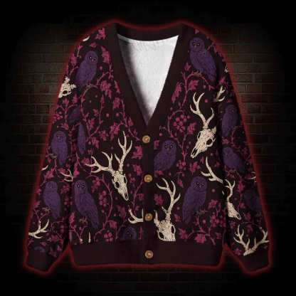 Violet Owl Grove Cardigan Sweater