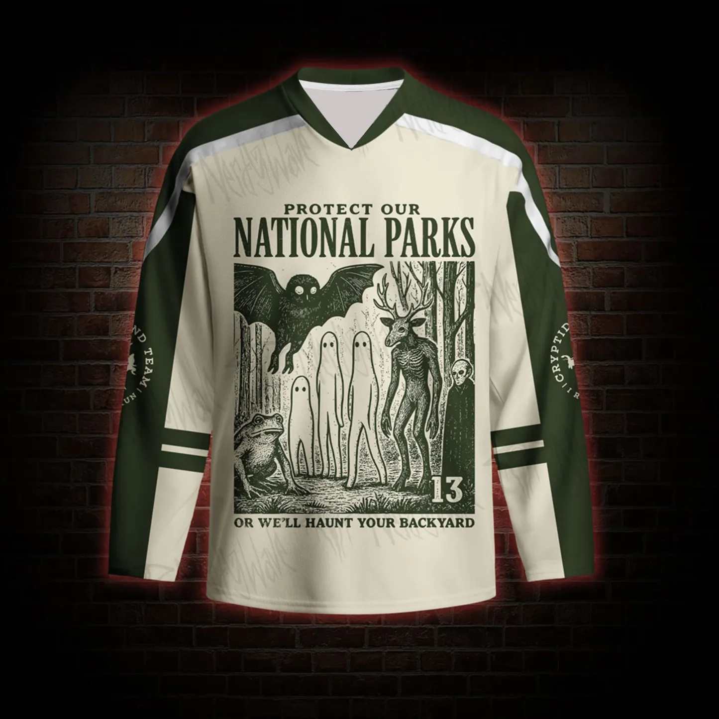 Protect Our National Parks Long Sleeve Hockey Jersey