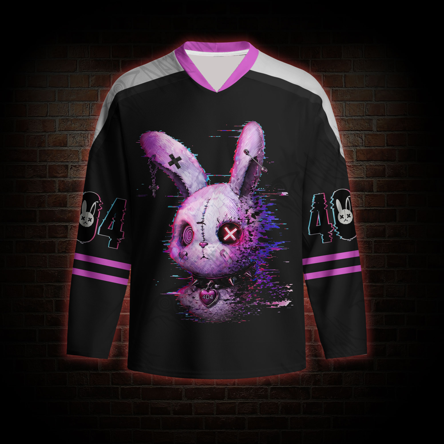Error 404 Long Sleeve Hockey Jersey