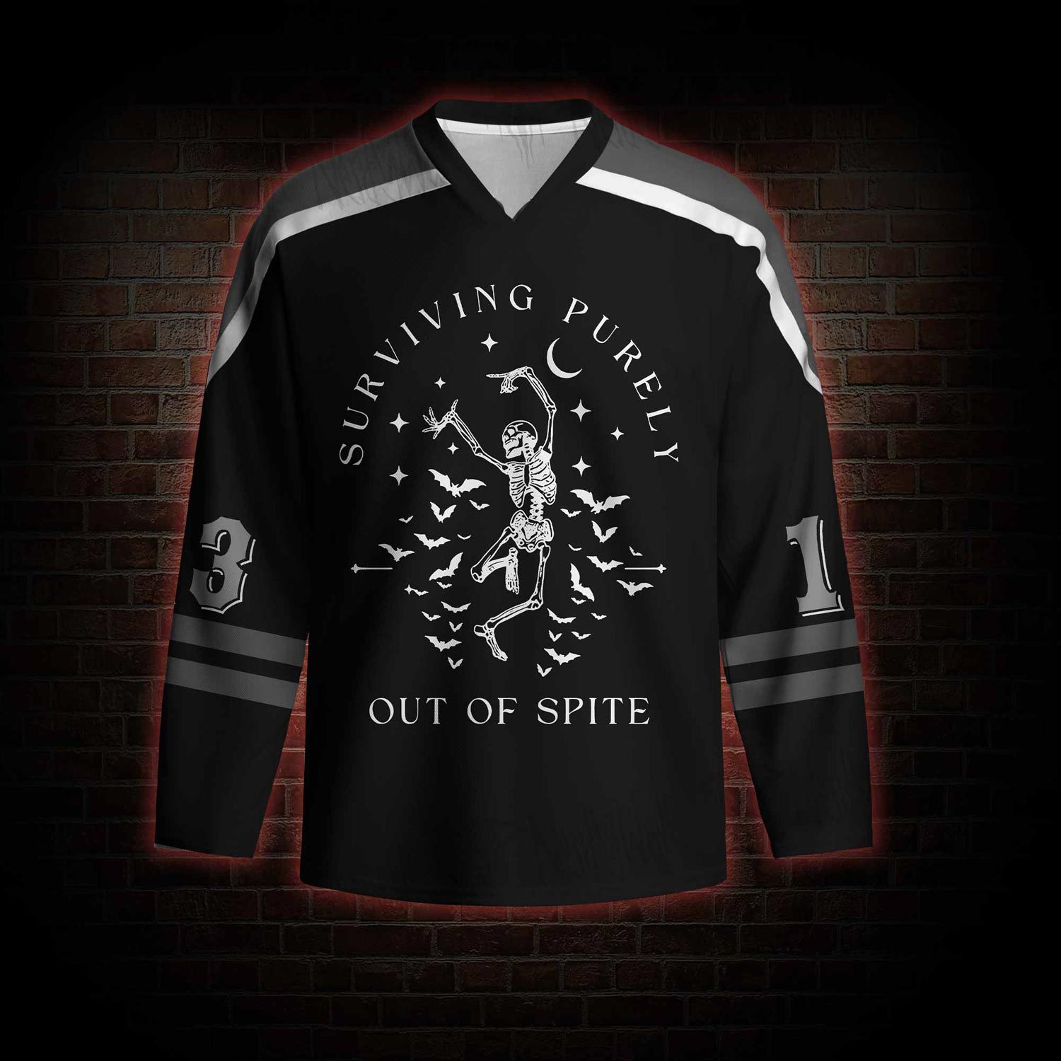 Surviving Purely Out of Spite Hockey Jersey