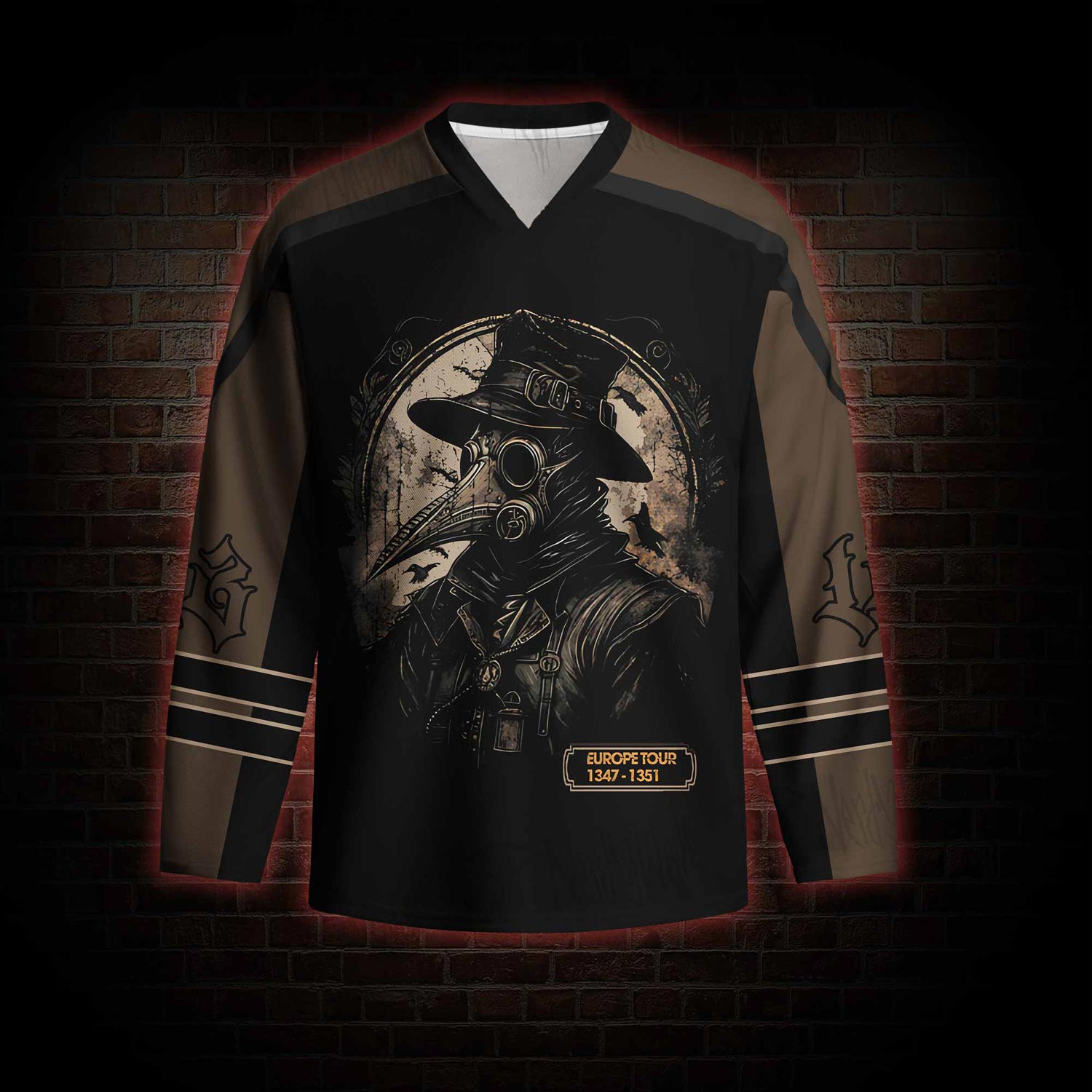 Black Death European Tour Hockey Jersey