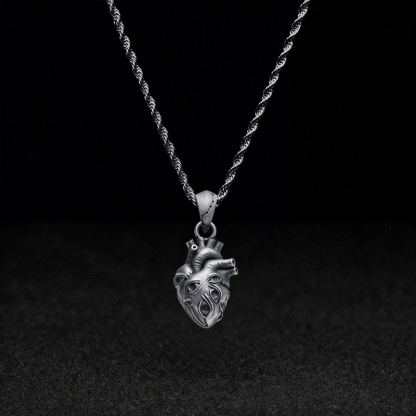 Anatomical Heart Necklace