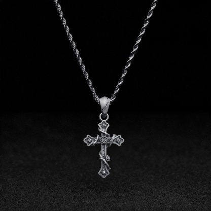Cathedral Cross Necklace