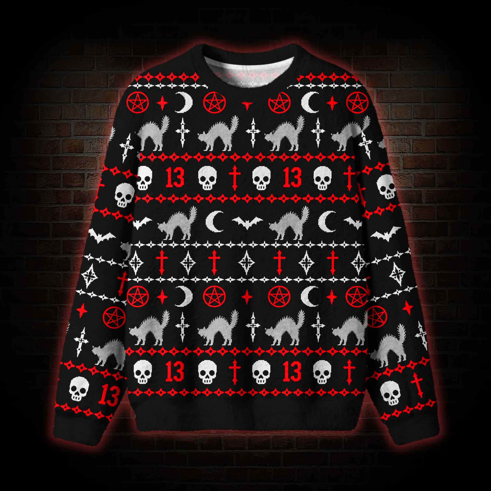 Occult Nightmare Ugly Sweatshirts