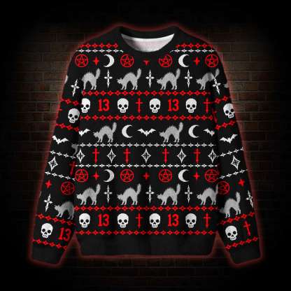 Occult Nightmare Ugly Sweatshirts