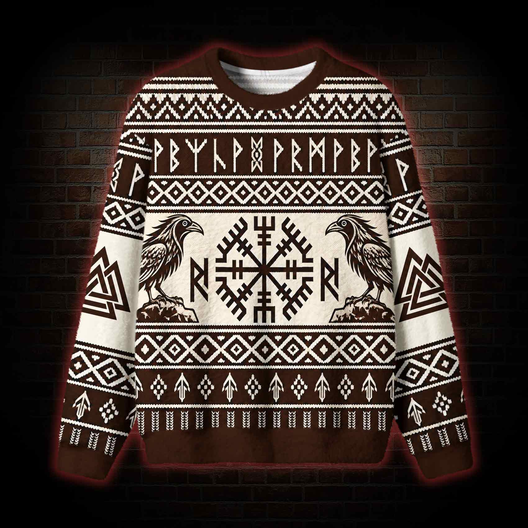Valhalla Warrior Ugly Sweatshirts