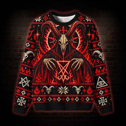 Baphomet Rises Ugly Sweatshirts