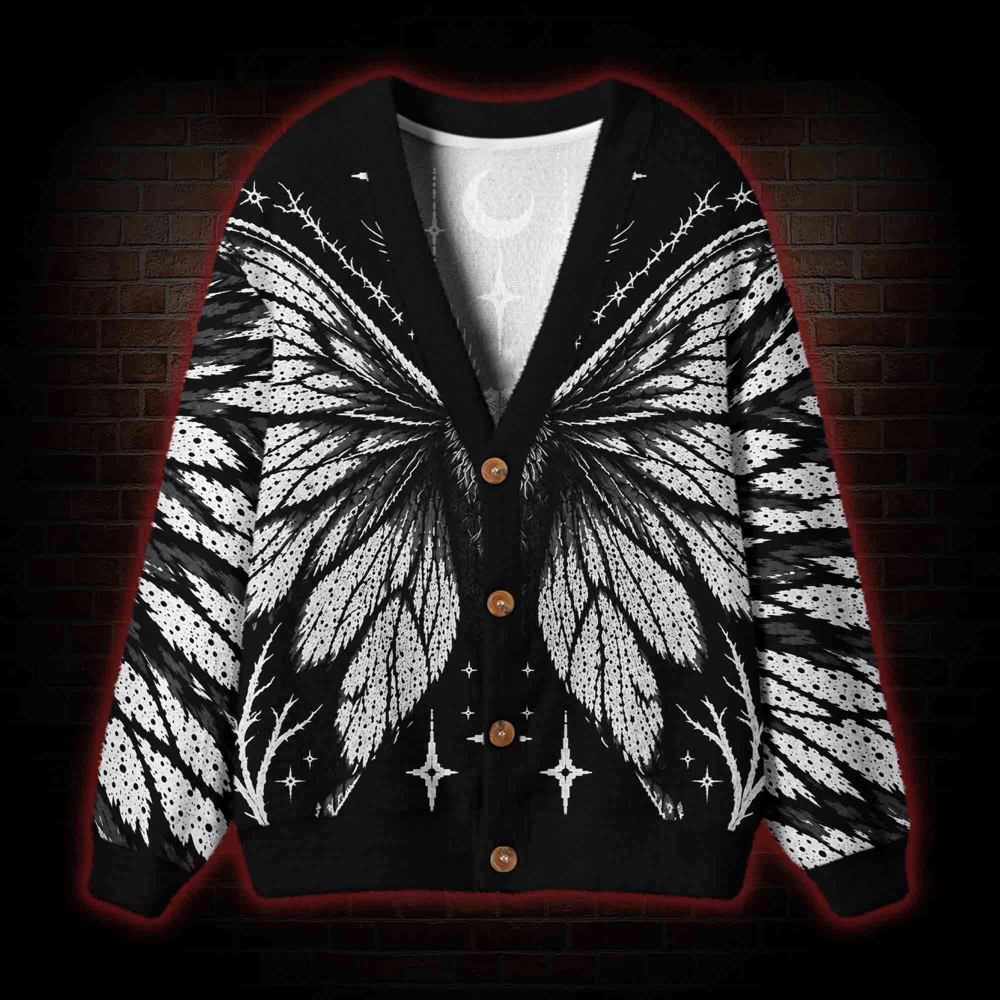 The Night Moth Cardigan Sweater