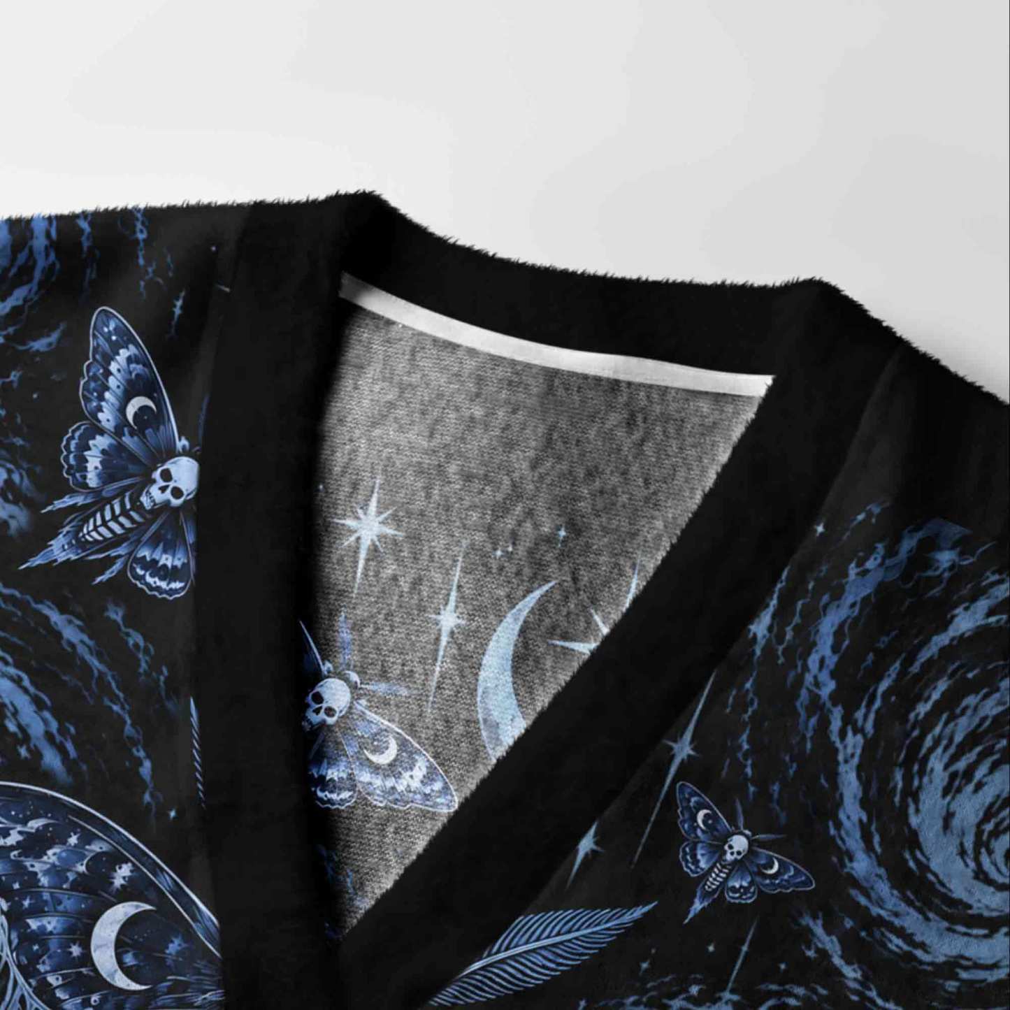 Soul of the Eclipse Moth Cardigan Sweater
