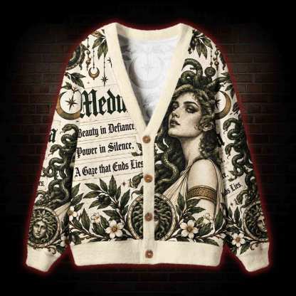 Medusa's Gaze Cardigan Sweater