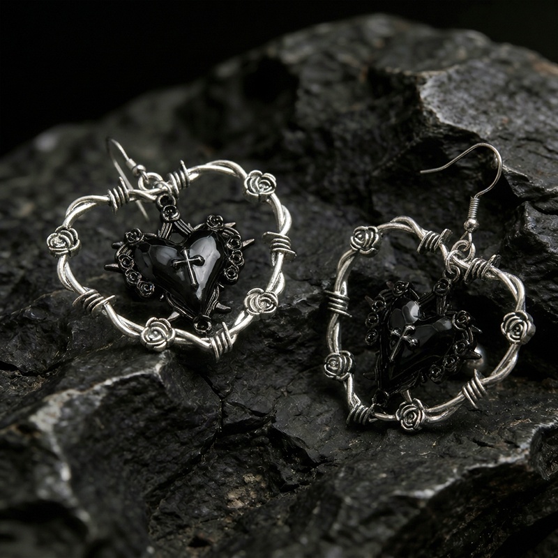 Thorned Heart Earrings