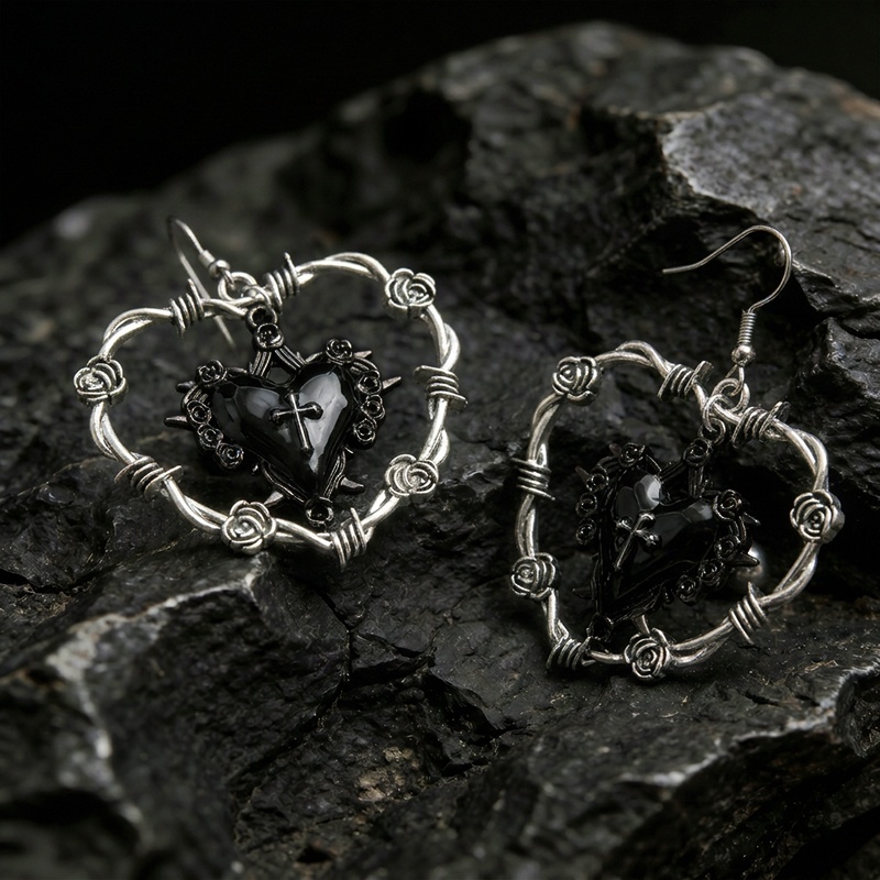 Thorned Heart Earrings