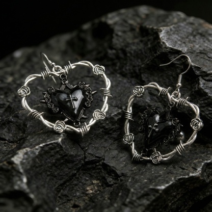 Thorned Heart Earrings