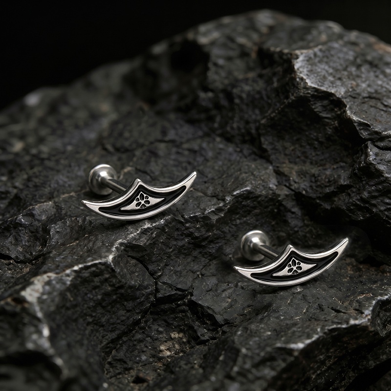 Shadow Crest Earrings