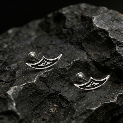 Shadow Crest Earrings