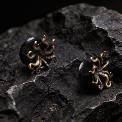 Abyssal Octopus Earrings
