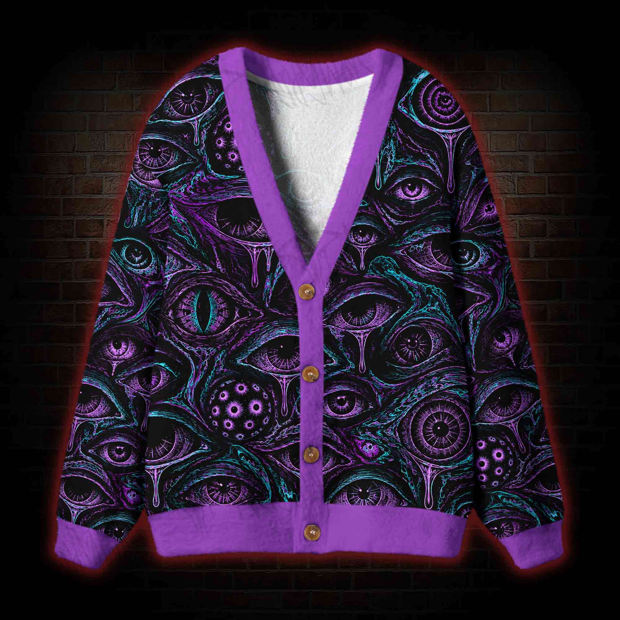 The Omniscient Gaze Cardigan Sweater