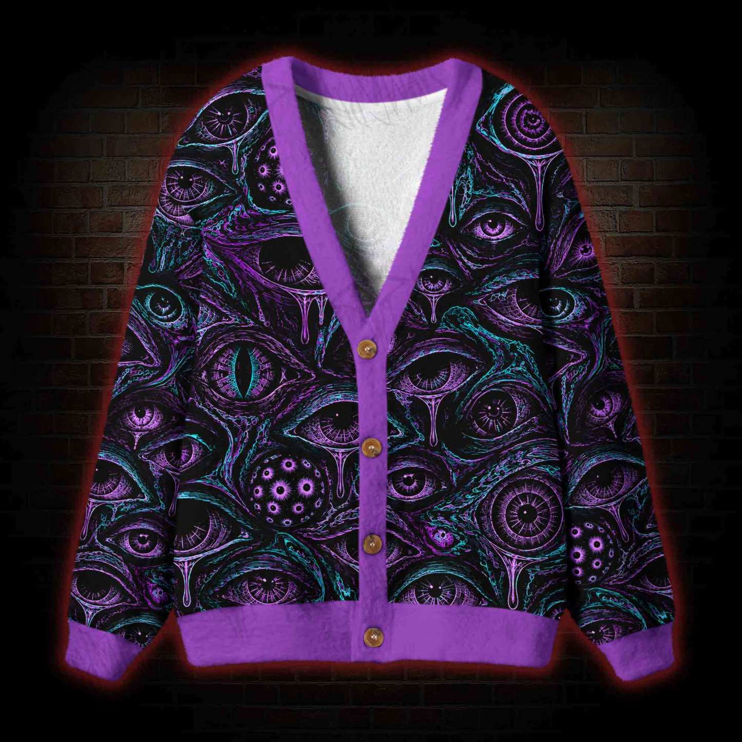 The Omniscient Gaze Cardigan Sweater