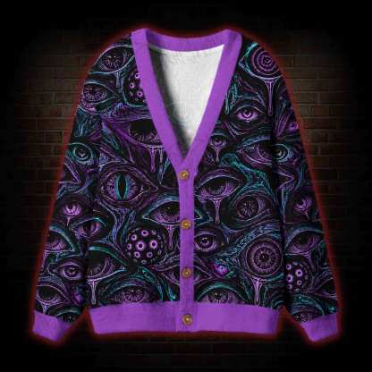 The Omniscient Gaze Cardigan Sweater
