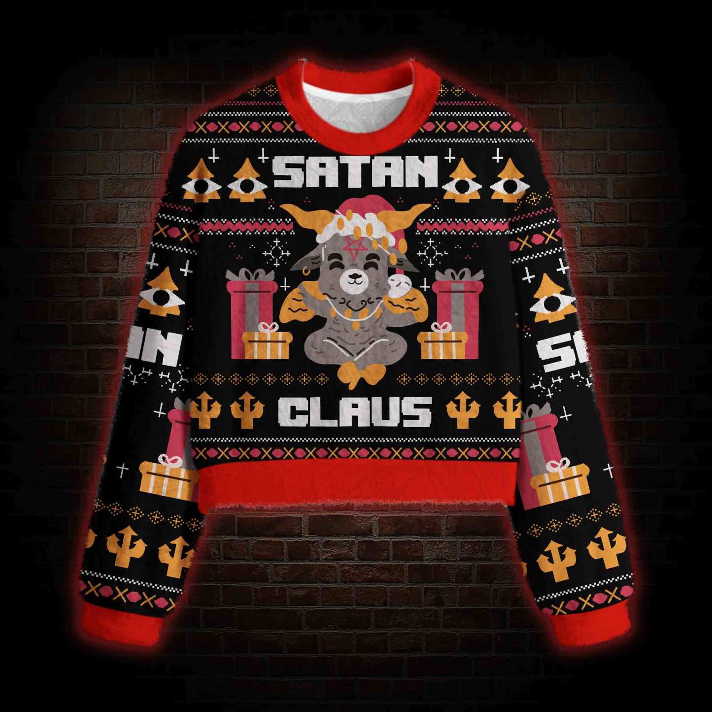Satan Claus Women's Ugly Sweatshirt