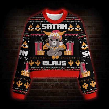 Satan Claus Women's Ugly Sweatshirt