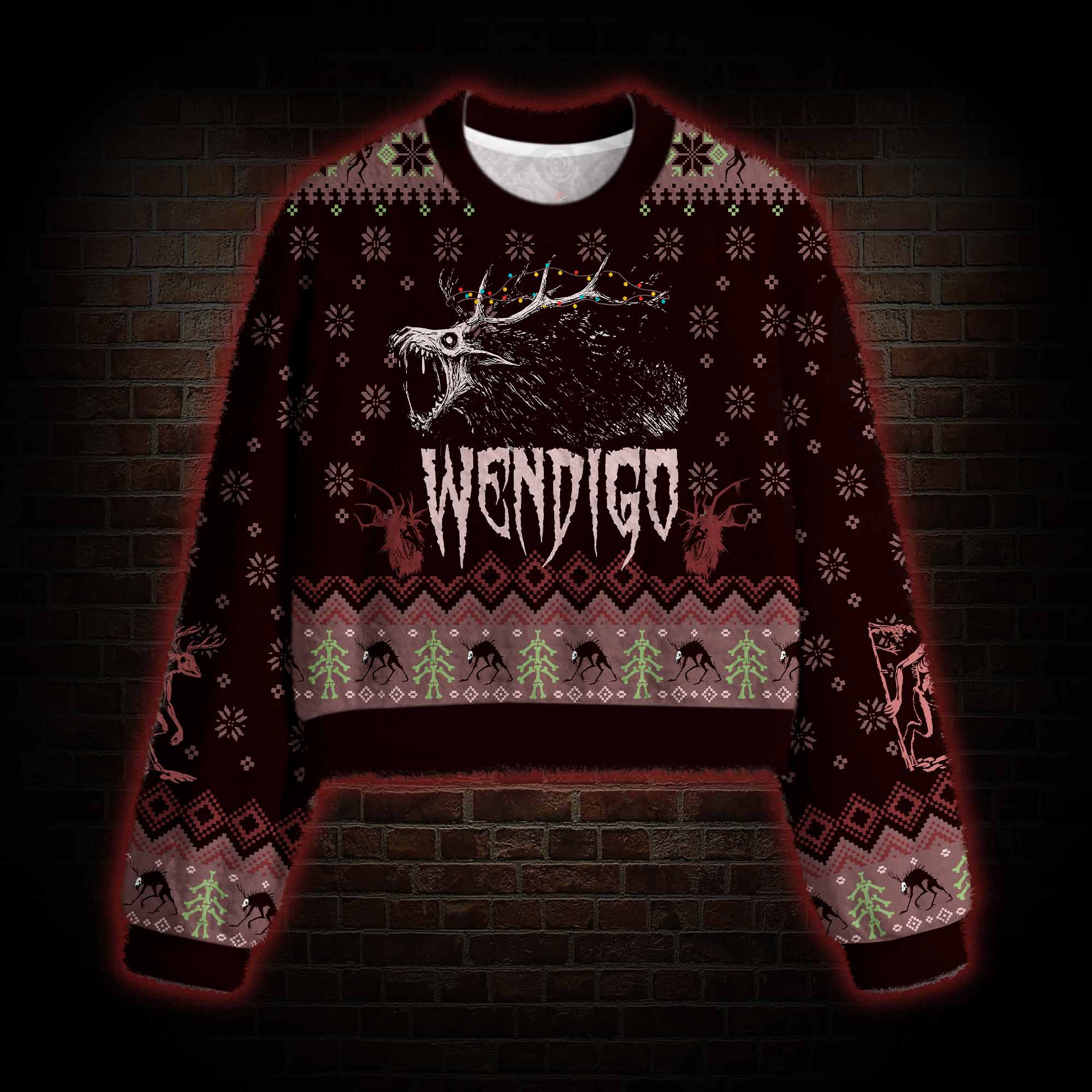 Wendigo Women's Cropped Ugly Sweatshirt
