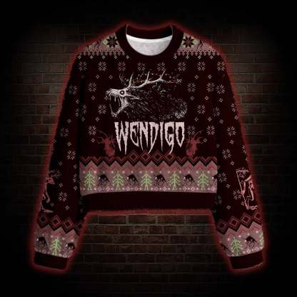 Wendigo Women's Cropped Ugly Sweatshirt