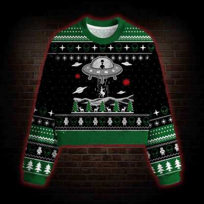 UFO Women's Cropped Ugly Sweatshirt