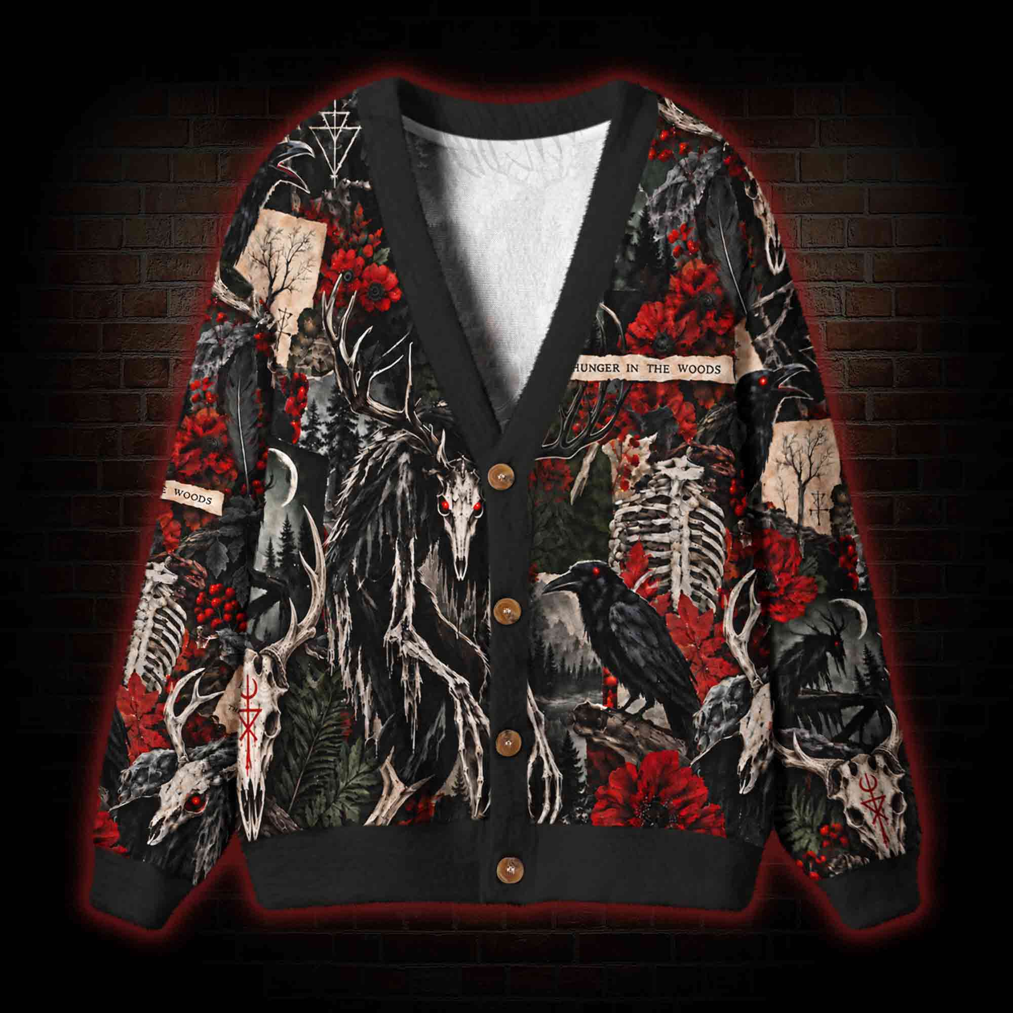 Hunger in the Woods Cardigan Sweater