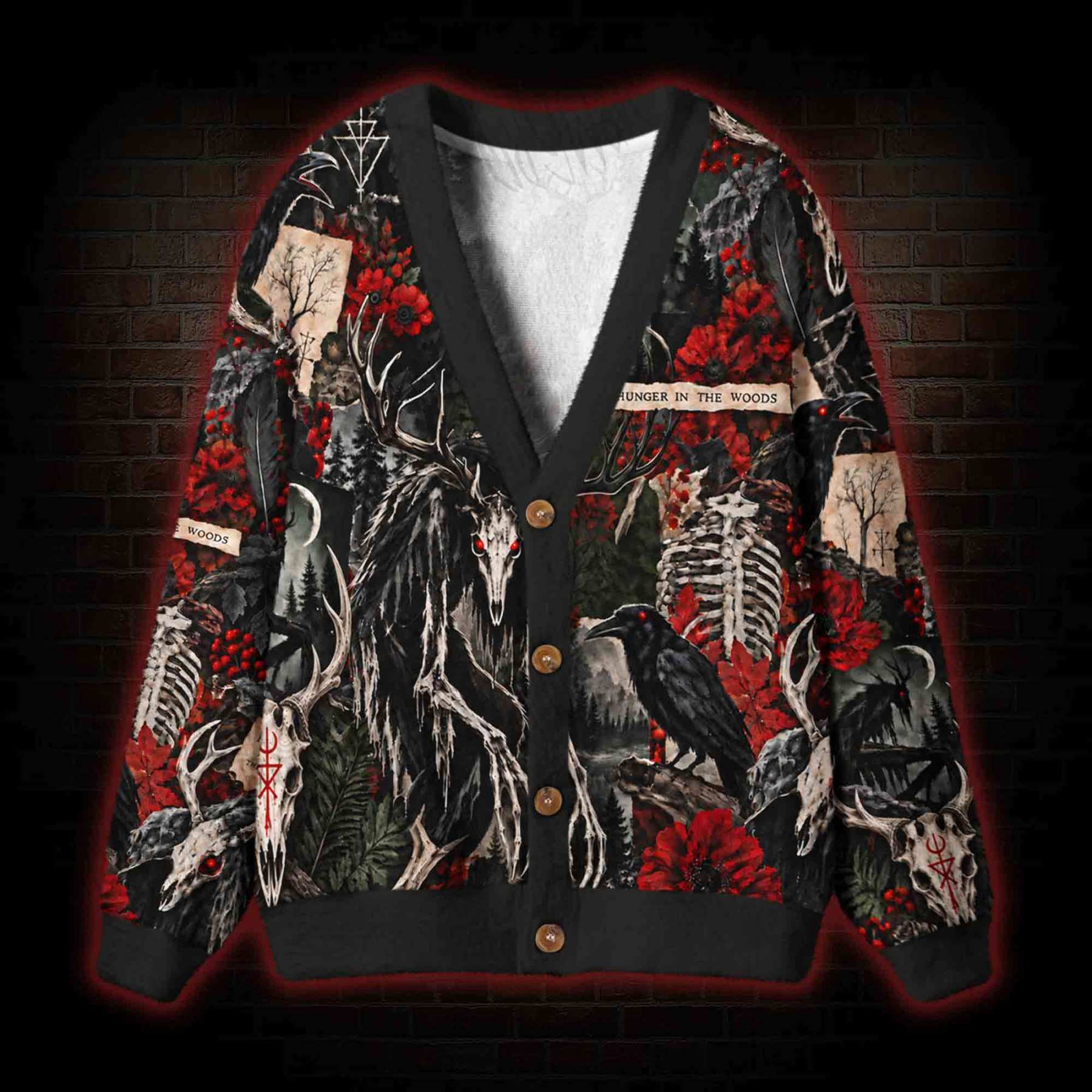 Hunger in the Woods Cardigan Sweater