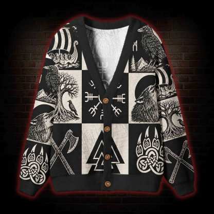 Viking Saga Cardigan Sweater
