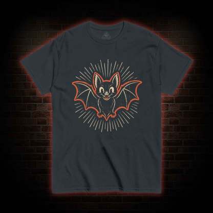 Vintage Cartoon Spooky Bat T-shirt