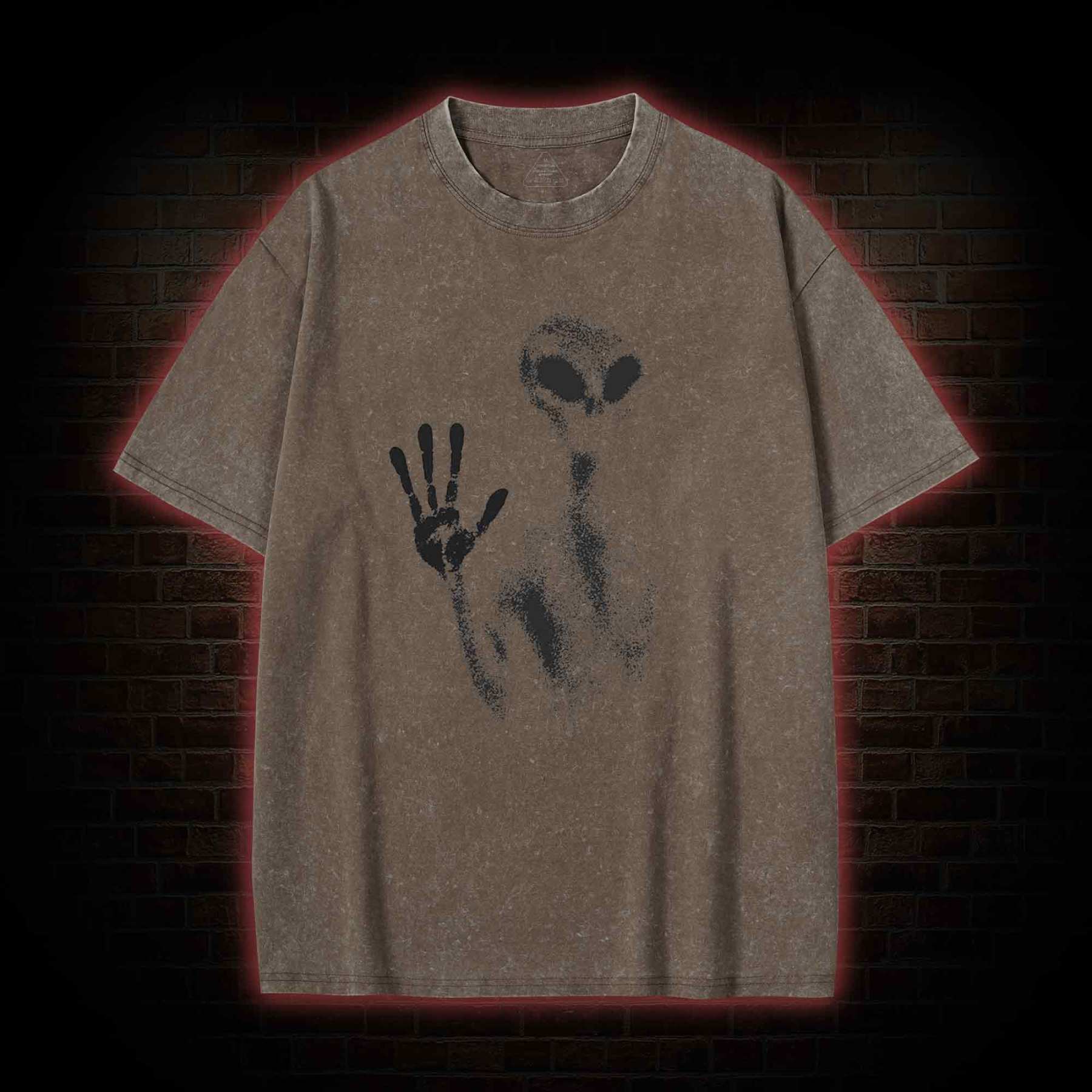 Retro UFO Washed T-shirt