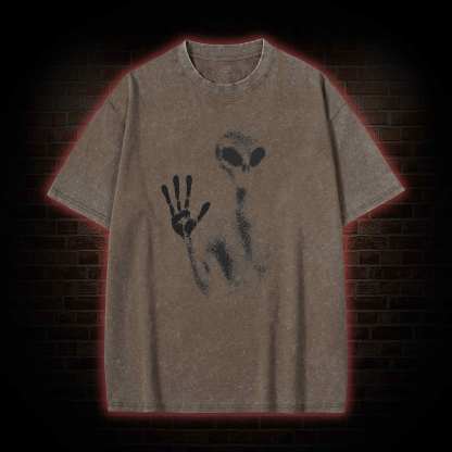 Retro UFO Washed T-shirt
