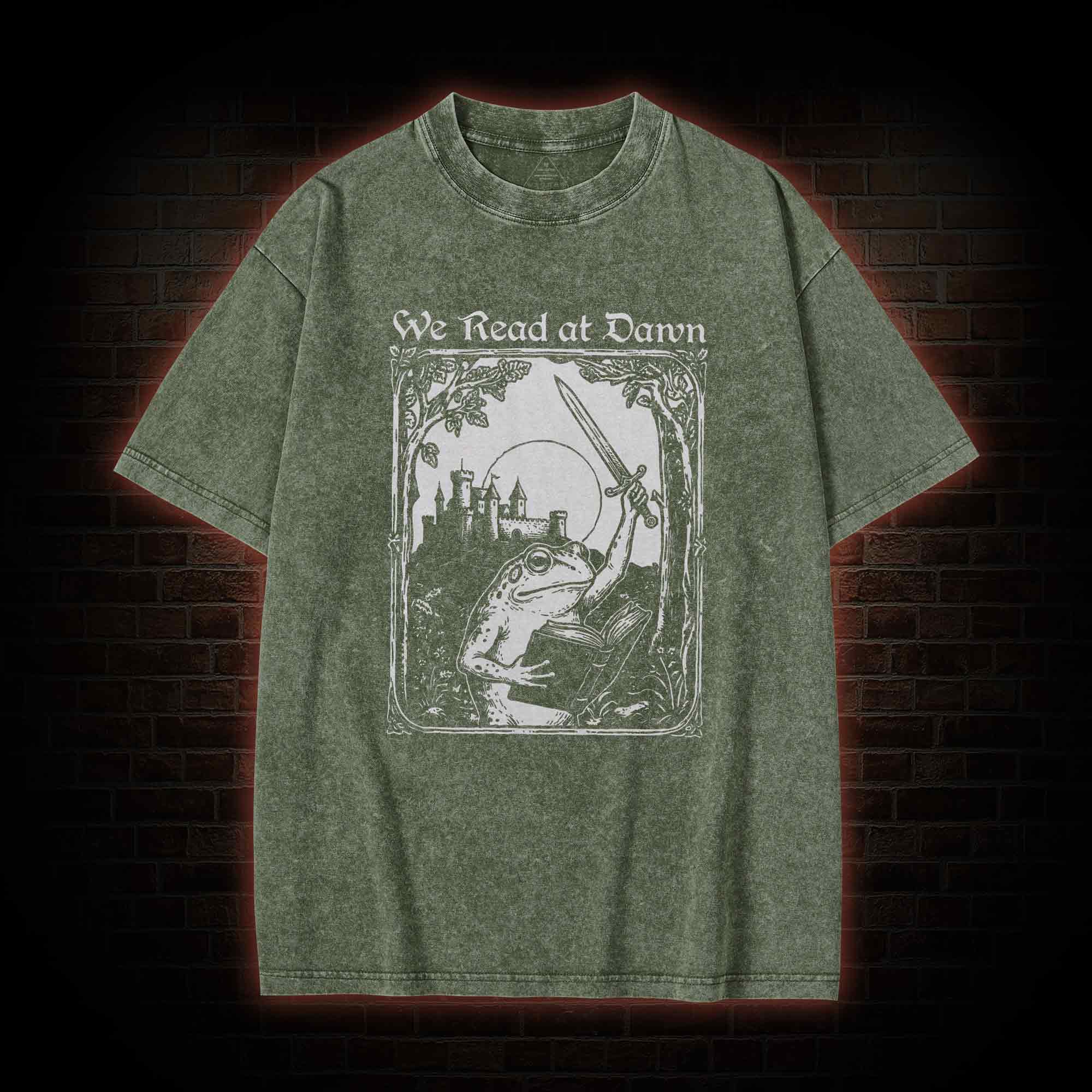 We Read at Dawn Washed T-shirt