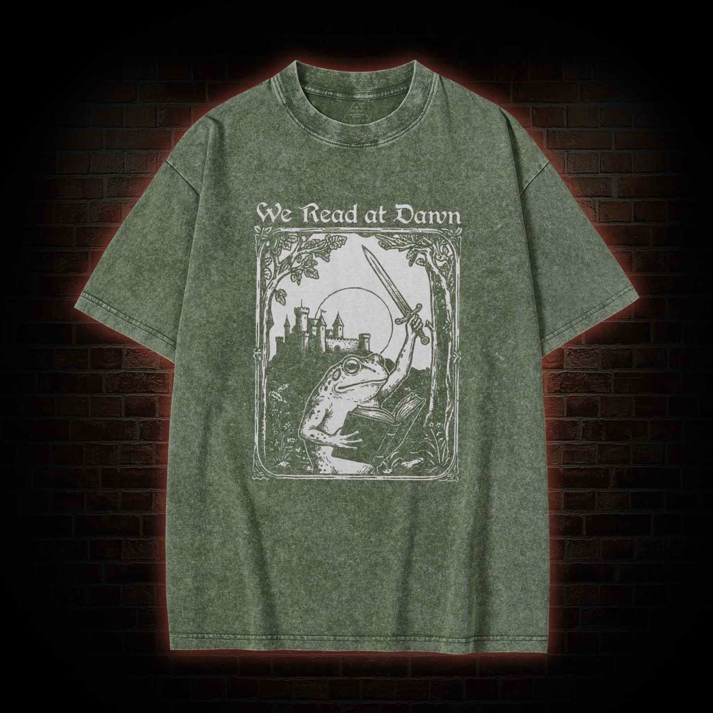 We Read at Dawn Washed T-shirt